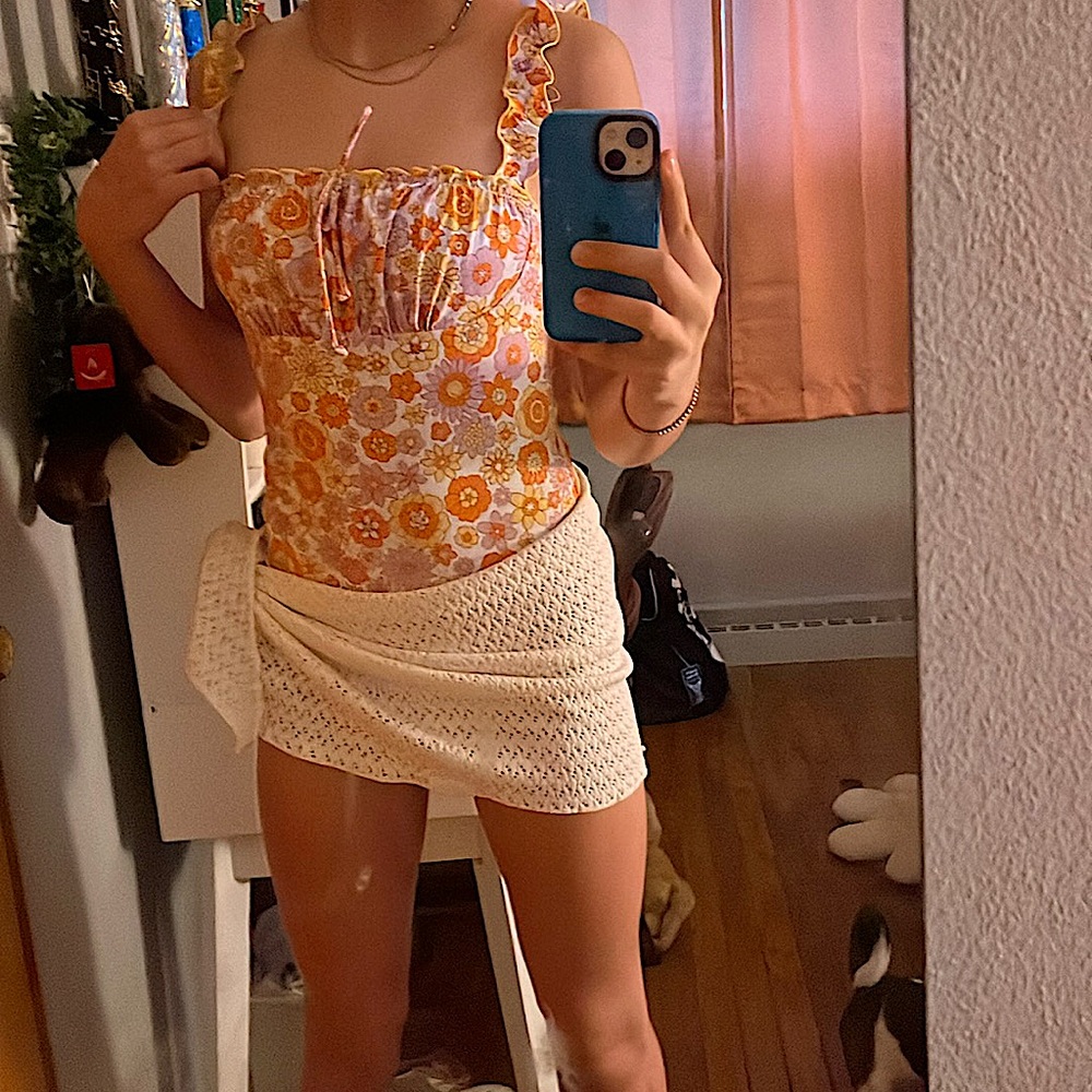 floral swimsuit